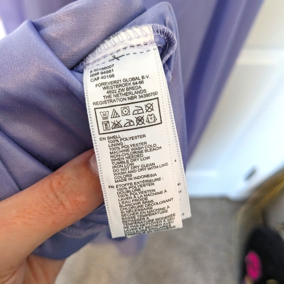 Forever 21 Lavender Chiffon Maxi Dress - Picture 4 of 8